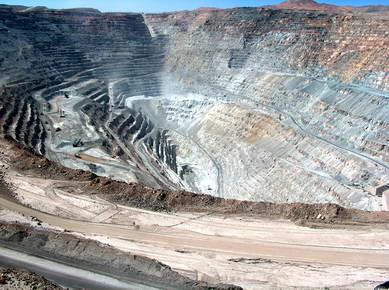 Chili - Mines de cuivre de Chuquicamata