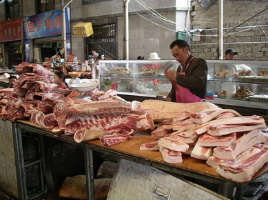 Tibet - Marché à Lhassa