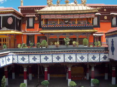 Tibet - Lhassa, temple du Jokhand