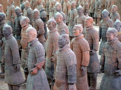 Chine - Xi'An, armée enterrée