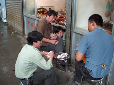 Tibet - Marché couvert de Lhassa